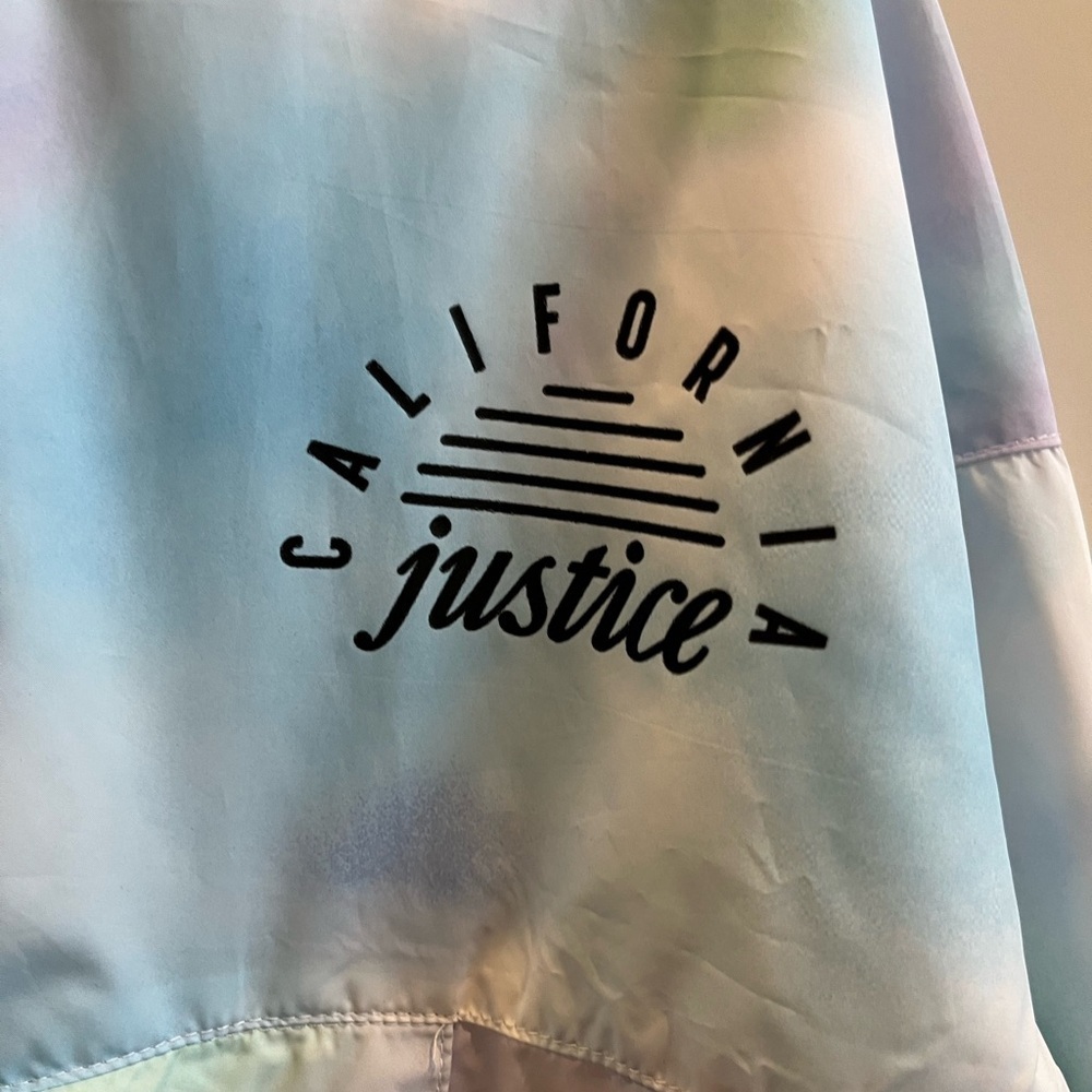 Justice size 12 overhead lightweight wind breaker - Picture 3 of 12